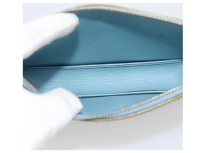 LOUIS VUITTON Monogram Vernis Lexington Pouch Baby Blue M91011 LV Auth 183736 - vista 10