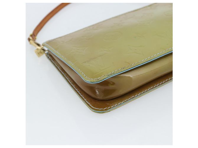 LOUIS VUITTON Monogram Vernis Lexington Pouch Baby Blue M91011 LV Auth 183736 - vista 15