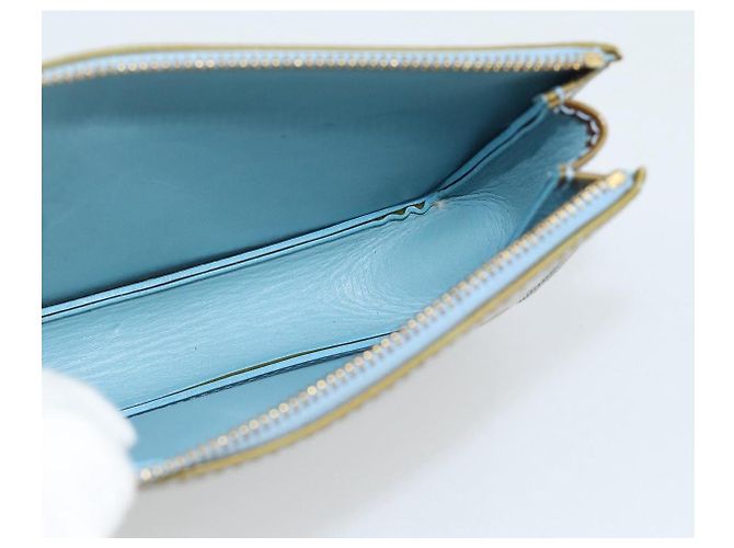 LOUIS VUITTON Monogram Vernis Lexington Pouch Baby Blue M91011 LV Auth 183736 - vista 19