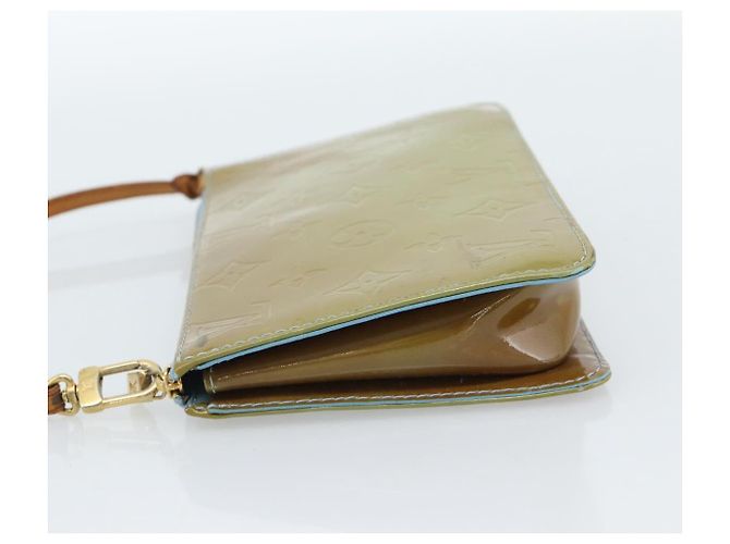 LOUIS VUITTON Monogram Vernis Lexington Pouch Baby Blue M91011 LV Auth 183736 - vista 3