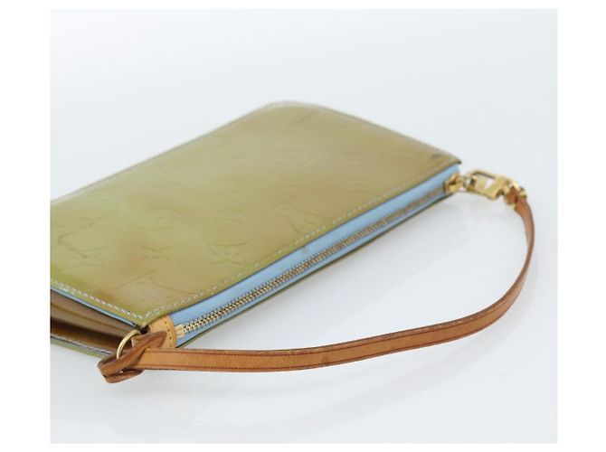 LOUIS VUITTON Monogram Vernis Lexington Pouch Baby Blue M91011 LV Auth 183736 - vista 7