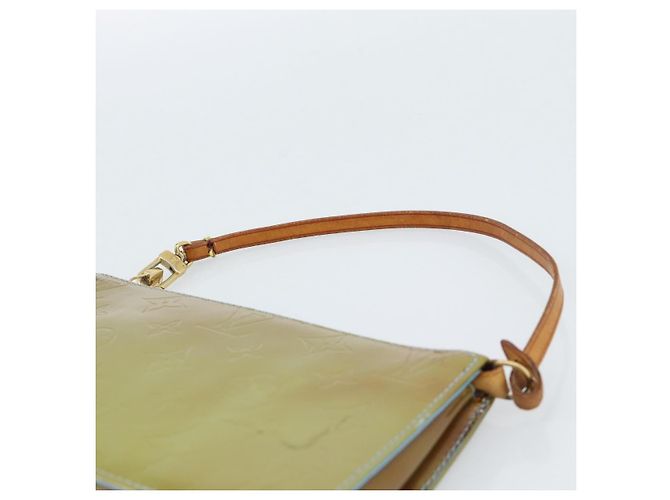 LOUIS VUITTON Monogram Vernis Lexington Pouch Baby Blue M91011 LV Auth 183736 - vista 8
