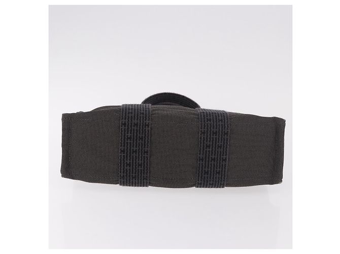 Hermès HERMES Her Line Handtasche Canvas Schwarz Silber Authentisch bs35385A - Ansicht 9