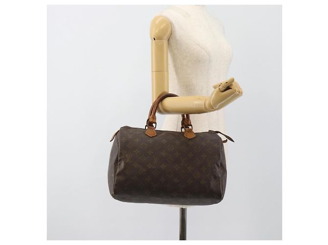 LOUIS VUITTON Borsa Monogram Speedy 30 M41526 LV Auth 183399 Monogramma - vista 21