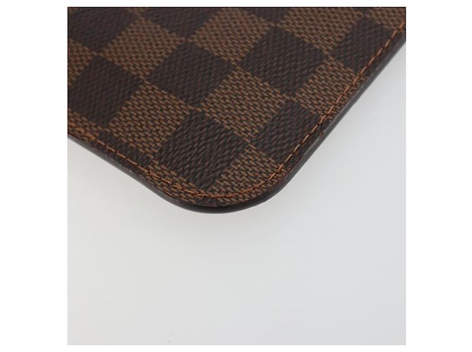 LOUIS VUITTON Damier Ebene Neverfull PM Pouch LV Auth 184121 - vista 14