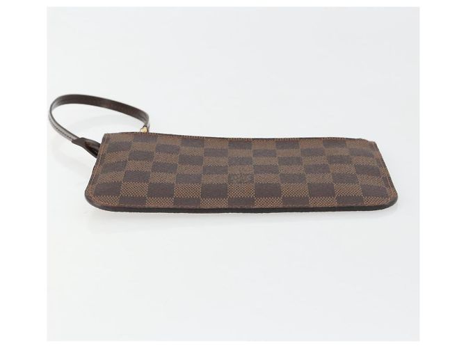 LOUIS VUITTON Damier Ebene Neverfull PM Pouch LV Auth 184121 - vista 6