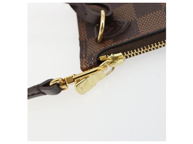 LOUIS VUITTON Damier Ebene Neverfull PM Pouch LV Auth 184121 - vista 9
