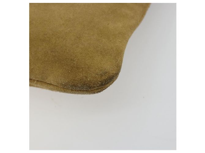 Borsa a tracolla LOEWE in scamosciato beige oro Auth ka4613A D'oro - vista 14