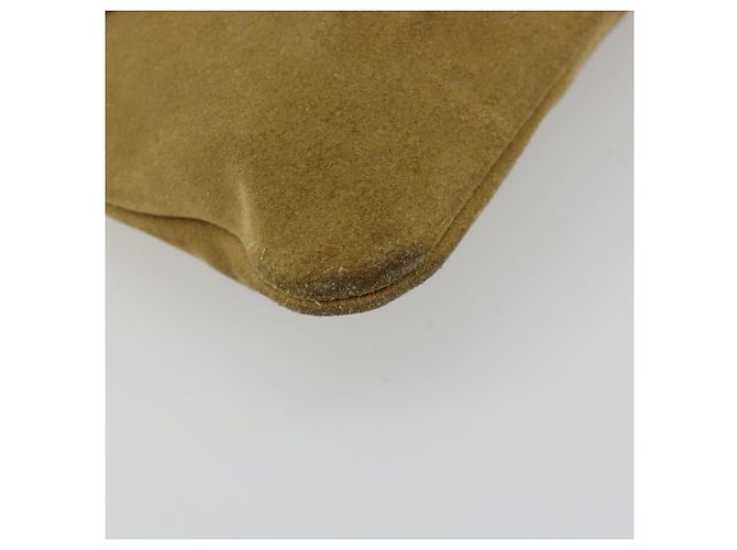 Borsa a tracolla LOEWE in scamosciato beige oro Auth ka4613A D'oro - vista 15