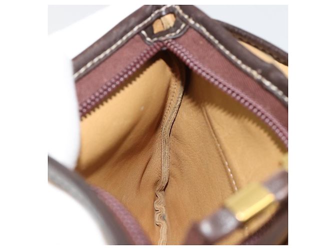 Borsa a tracolla LOEWE in scamosciato beige oro Auth ka4613A D'oro - vista 20