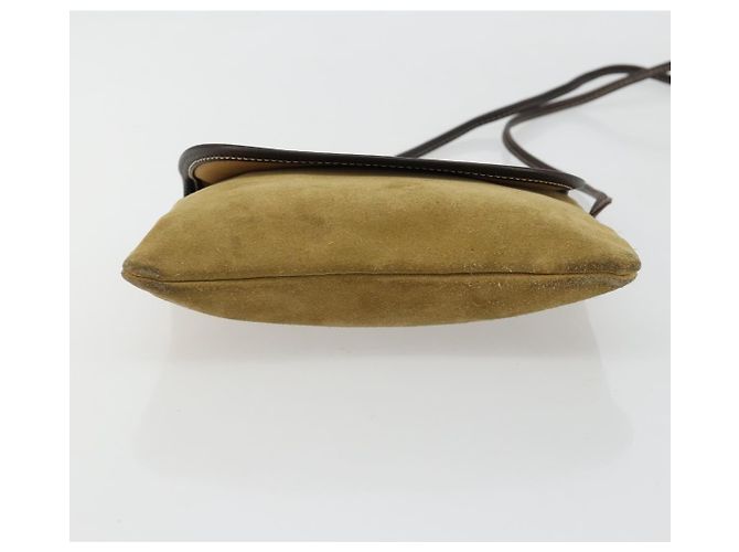 Borsa a tracolla LOEWE in scamosciato beige oro Auth ka4613A D'oro - vista 5