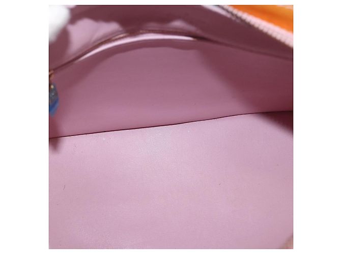 LOUIS VUITTON Borsa Houston Monogram Vernis Rosa Marshmallow M91302 LV Auth gh2094 - vista 11