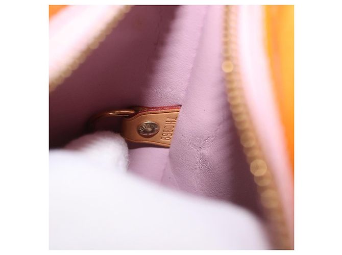 LOUIS VUITTON Borsa Houston Monogram Vernis Rosa Marshmallow M91302 LV Auth gh2094 - vista 12