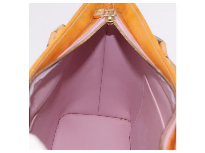 LOUIS VUITTON Borsa Houston Monogram Vernis Rosa Marshmallow M91302 LV Auth gh2094 - vista 20