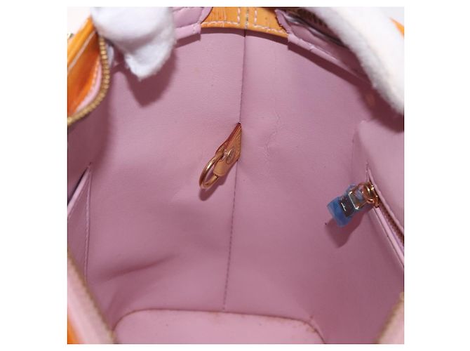 LOUIS VUITTON Borsa Houston Monogram Vernis Rosa Marshmallow M91302 LV Auth gh2094 - vista 21