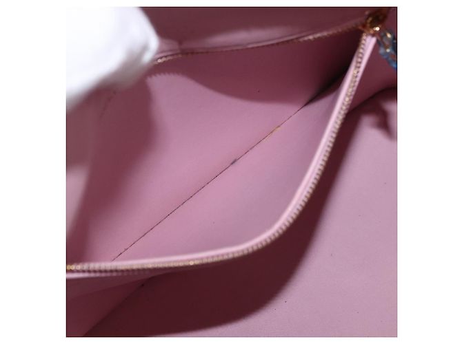 LOUIS VUITTON Borsa Houston Monogram Vernis Rosa Marshmallow M91302 LV Auth gh2094 - vista 23