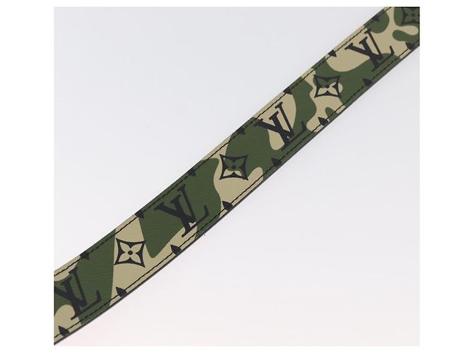 LOUIS VUITTON Monogram Camouflage Gürtel 39.4" Green LV Auth 182701SM Grün - Ansicht 8