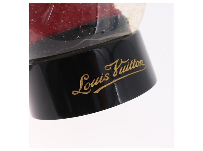 LOUIS VUITTON Alma Snow Globe Glass Red LV Auth 184282A Rouge - vue 10
