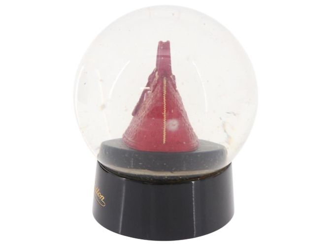 LOUIS VUITTON Alma Snow Globe Glass Red LV Auth 184282A Rouge - vue 3
