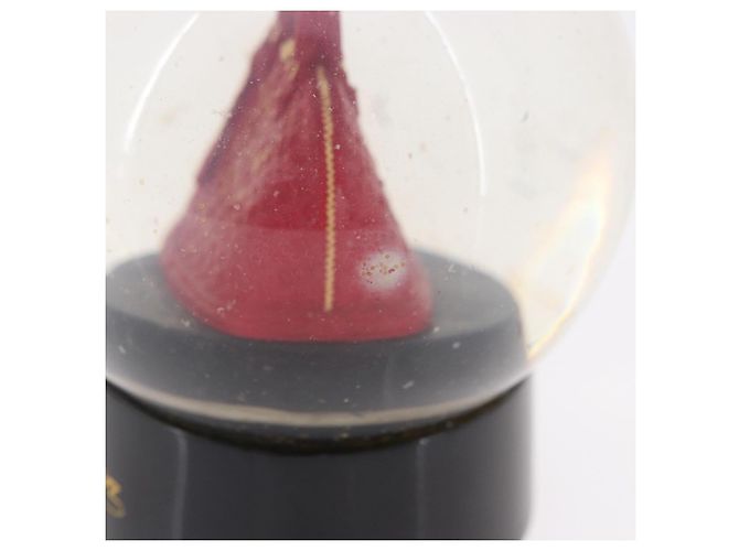 LOUIS VUITTON Alma Snow Globe Glass Red LV Auth 184282A Rouge - vue 4