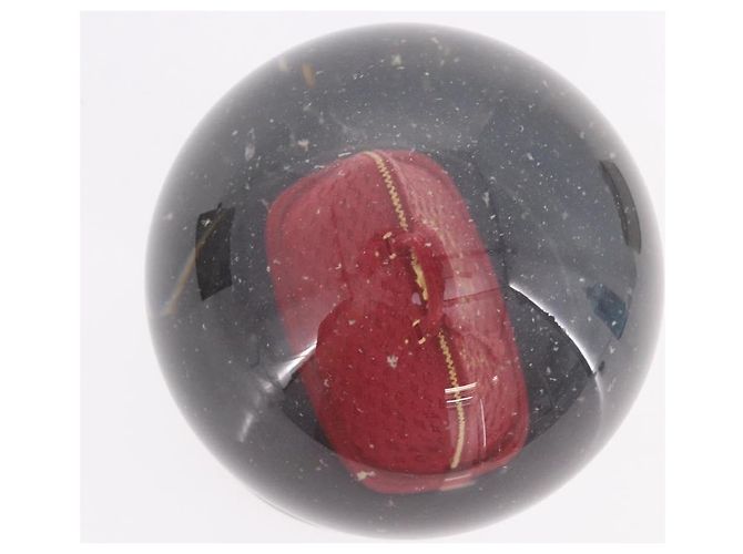 LOUIS VUITTON Alma Snow Globe Glass Red LV Auth 184282A Rouge - vue 6