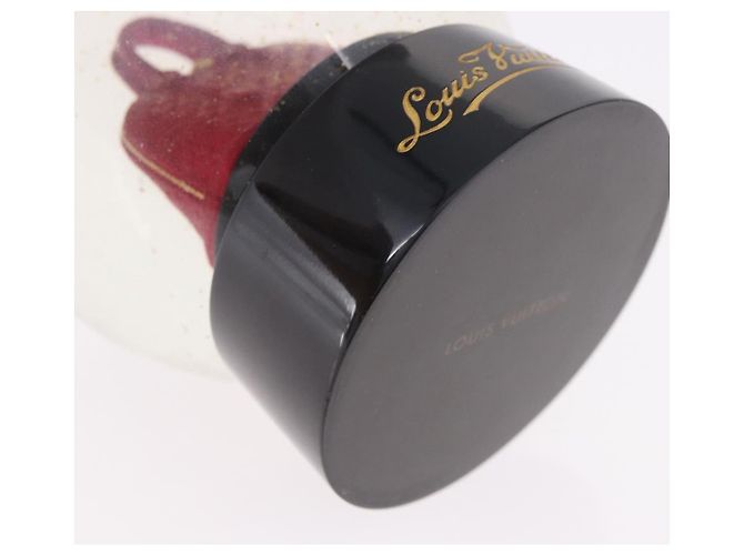 LOUIS VUITTON Alma Snow Globe Glass Red LV Auth 184282A Rouge - vue 8