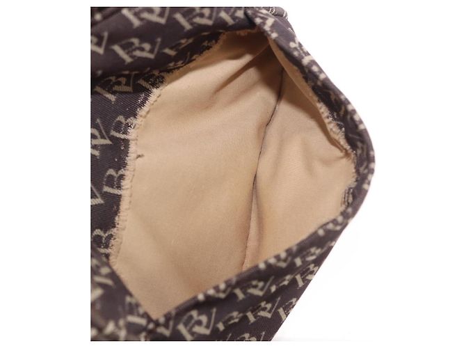 Marsupio BOTTEGA VENETA in tela marrone argento Auth bs35444 - vista 19