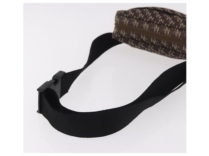 Marsupio BOTTEGA VENETA in tela marrone argento Auth bs35444 - vista 7