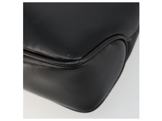 Borsa a tracolla Salvatore Ferragamo in pelle nera e oro Auth ka4575 Nero D'oro - vista 10