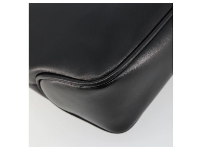 Borsa a tracolla Salvatore Ferragamo in pelle nera e oro Auth ka4575 Nero D'oro - vista 13