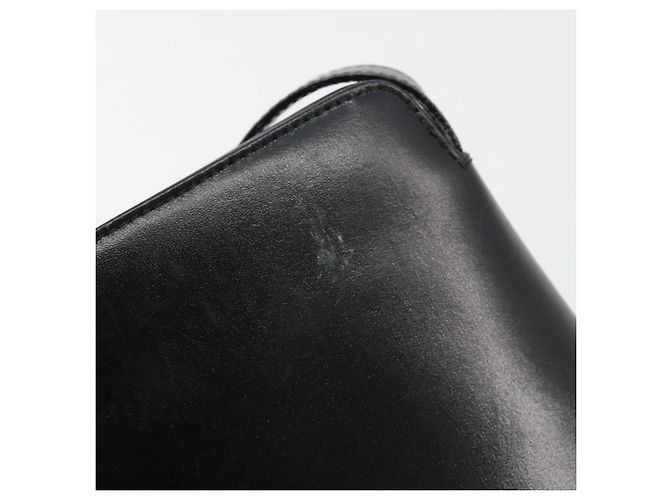 Borsa a tracolla Salvatore Ferragamo in pelle nera e oro Auth ka4575 Nero D'oro - vista 15