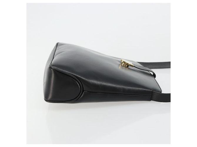 Borsa a tracolla Salvatore Ferragamo in pelle nera e oro Auth ka4575 Nero D'oro - vista 4