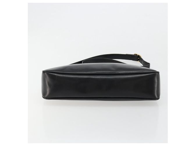 Borsa a tracolla Salvatore Ferragamo in pelle nera e oro Auth ka4575 Nero D'oro - vista 9