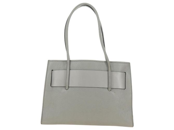 Borsa Miu Miu in pelle grigia e oro Auth 183637V Marrone D'oro - vista 3