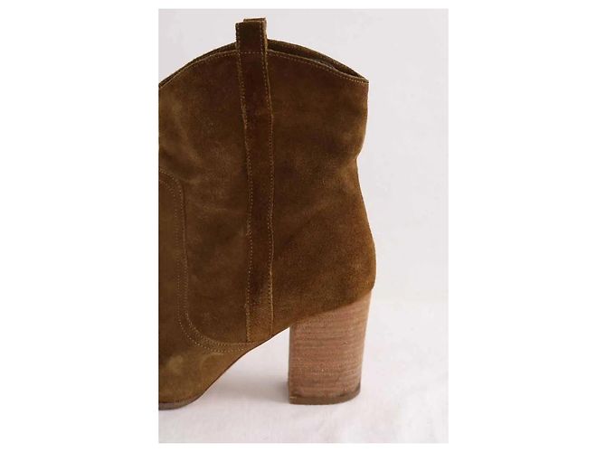 Ba&Sh Wanderschuhe Khaki - Ansicht 4