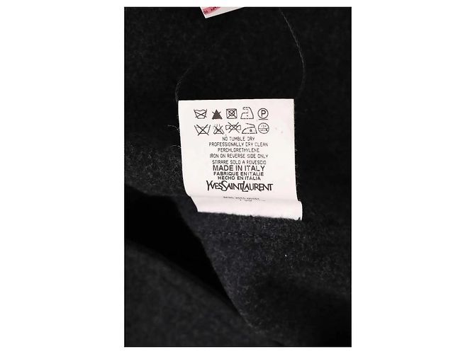 Yves Saint Laurent Minirock anthrazit Anthrazitgrau - Ansicht 5