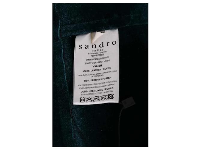 Sandro Giacca nera Nero - vista 6