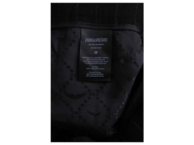 Zadig & Voltaire Pantalón recto negro - vista 6
