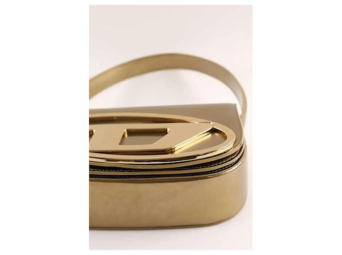 Diesel Borsa a tracolla dorata D'oro - vista 4