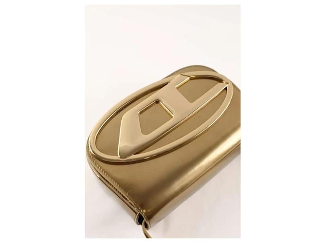 Diesel Borsa a tracolla dorata D'oro - vista 6