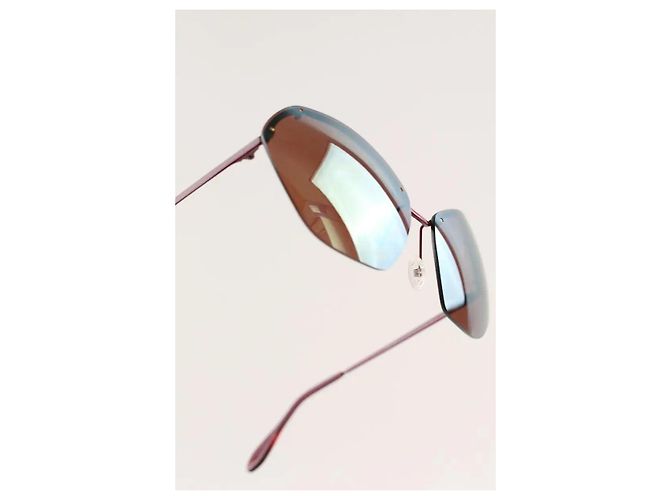 Autre Marque Braune Sonnenbrille - Ansicht 6