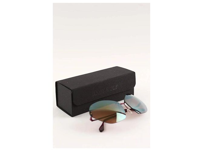 Autre Marque Braune Sonnenbrille - Ansicht 7