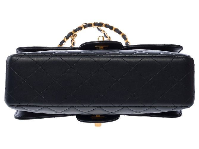 Borsa CHANEL Timeless/Classique in Pelle Blu Navy - 103529 - vista 10