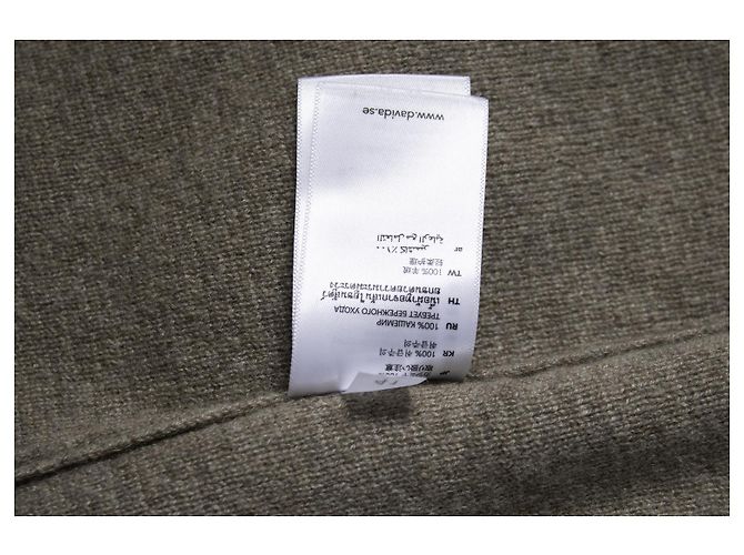 Autre Marque Davida Kaschmir, Strickkapuzenpullover in Braun - Ansicht 6