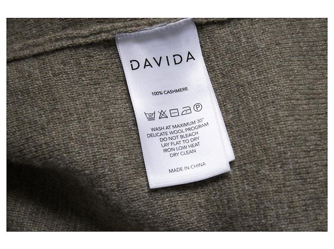 Autre Marque Davida Kaschmir, Strickkapuzenpullover in Braun - Ansicht 7