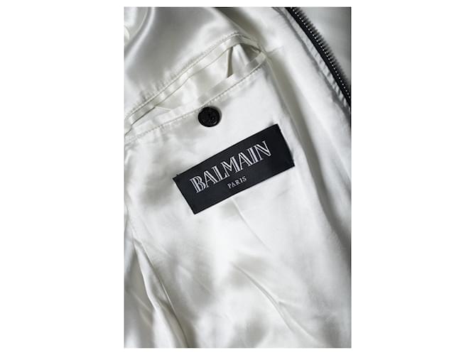 Balmain, bomber de seda con estampado de palmeras Multicolor - vista 10