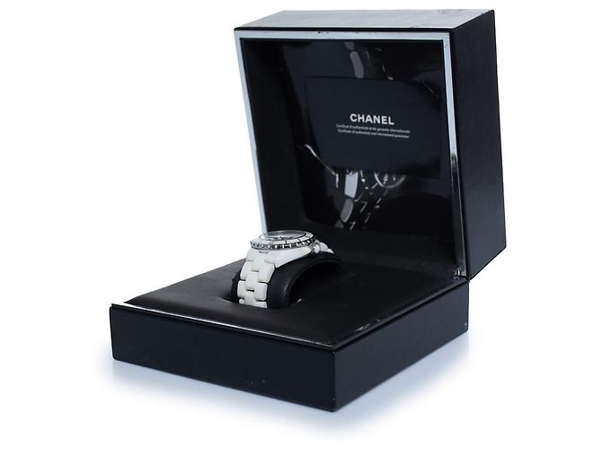 Chanel, J12 H0968 Keramik-Quarz-Uhr Weiß - Ansicht 4