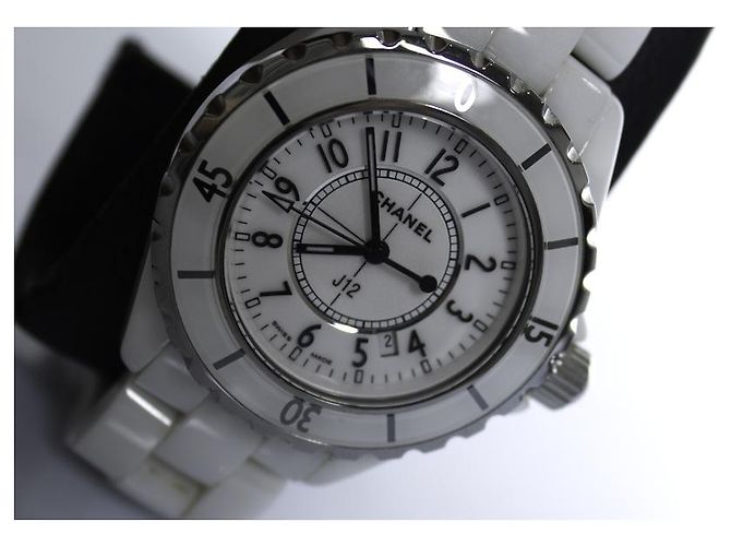 Chanel, J12 H0968 Keramik-Quarz-Uhr Weiß - Ansicht 8