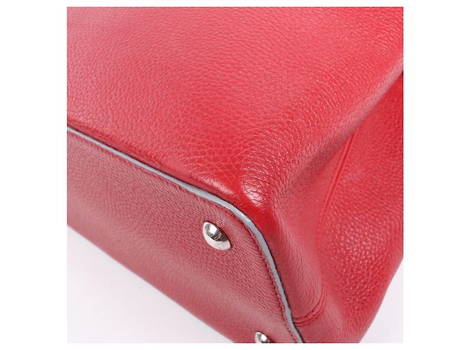 Borsa Louis Vuitton Parnassea Capucines GM Rossa M48871 Beige - vista 12