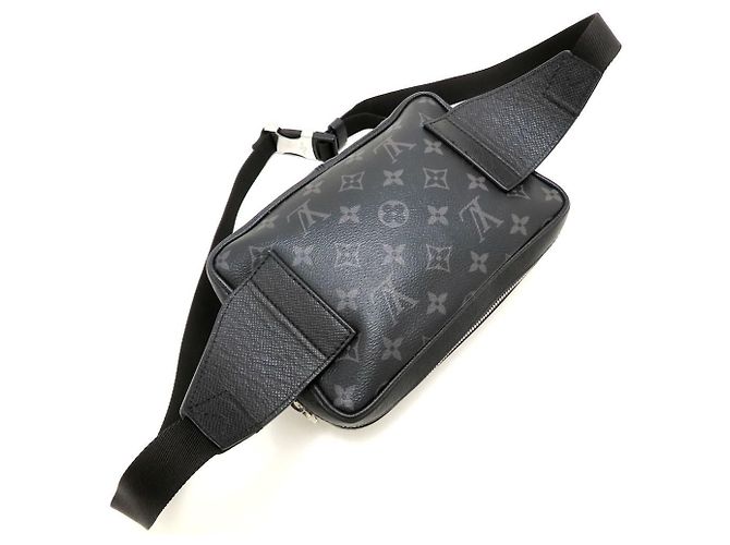 Borsa a tracolla Louis Vuitton Taigarama Nero - vista 4